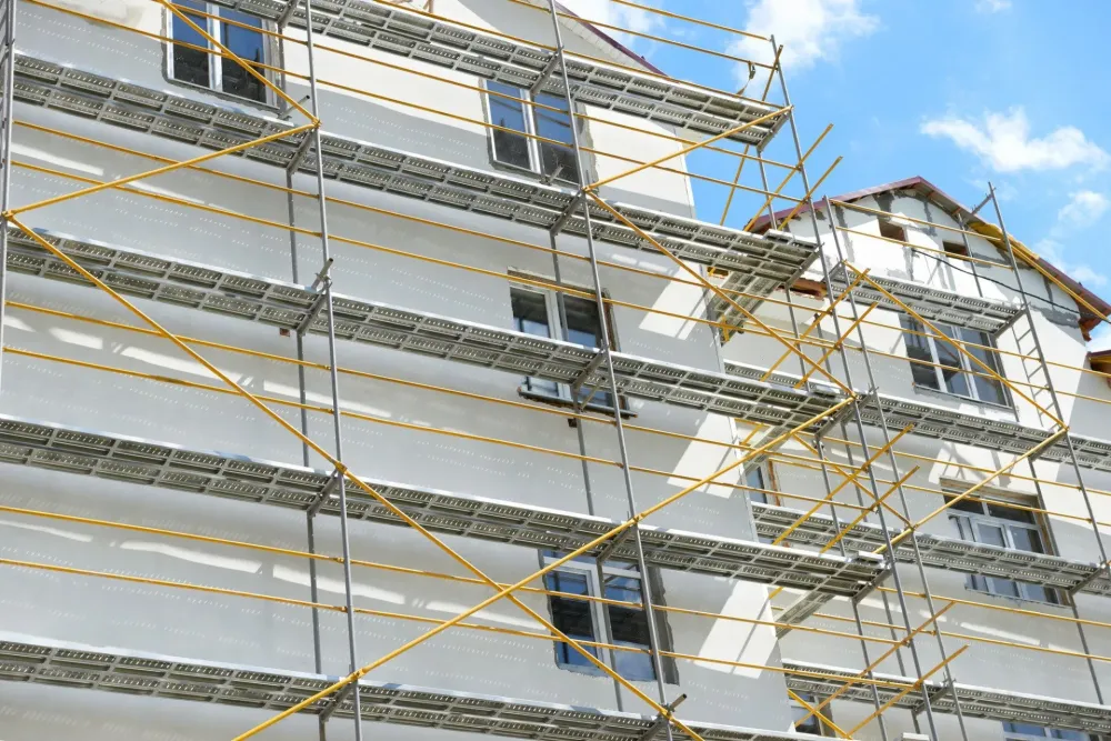 Rénovation de mur extérieur